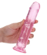 Dildo w. Suction Cup Realistic Dong 7-Inch pink TPE 18cm x 3.8cm insertable Strap-On compatible by REALROCK buy