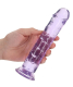 Dildo m. Saugfuss Realistic Dong 8-Inch violett 20cm x 4cm einführbar TPE Strap-On Harness kompatibel kaufen