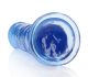 Dildo w. Suction Cup Realistic Dong 9-Inch blue TPE 23cm x 4.5cm with Veins Strap-On compatible by REALROCK buy