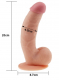Dildo m. Saugfuss Ultra Soft Dude Realistic 8.5-Inch