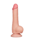 Dildo Sliding Skin 7.5-Inch m. abschraubbarem Saugnapf schwarz