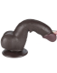Dildo Sliding Skin 7.5-Inch m. abschraubbarem Saugnapf schwarz