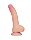 Dildo Sliding Skin 7.5-Inch w. screwed Suction Base