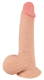 Dildo Sliding Skin 7-Inch hautfarben TPE mit Hoden verschiebbare TPE Haut harter Kern & Saugfuss kaufen