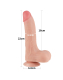 Dildo Sliding Skin 8.5-Inch m. abschraubbarem Saugnapf