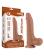 Dildo Sliding Skin 8.5-Inch m. abschraubbarem Saugnapf braun