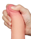 Dildo Sliding Skin 8.5-Inch slim m. abschraubbarem Saugnapf
