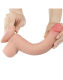 Dildo Sliding Skin 9-Inch m. abschraubbarem Saugnapf