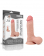 Dildo Sliding Skin Dual Layer 7.8-Inch skin-colored