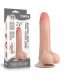 Dildo Sliding Skin Dual Layer 7-Inch hautfarben