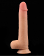 Dildo Sliding Skin Dual Layer 9-Inch slim hautfarben