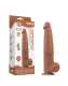 Dildo Sliding Skin Dual Layer King Sized 13.5-Inch brown