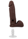 Doc Johnson Vac-U-Lock Realistic Cock UltraSkyn 8-Inch chocolate mit hartem innerem Kern abnehmbarer Saugnapf kaufen