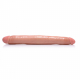 Double Dildo Realistic 17.5 Inch Dong PVC skin