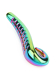 Stainless Steel Dildo ribbed Devils Tongue multicolor massive 660g Weight w. Finger-Loop textured Shaft buy