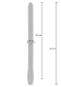 Buse dentrée extra longue Surge Anal Douche 30cm Silicone
