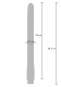 Einlaufdüse lang Streamer Anal Douche 23cm Silikon