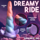 Fantasie-Dildo m. Saugfuss Dream Rider Silikon mit spitalförmig gewundenem Schaft von CREATURE COCKS kaufen