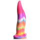 Fantasie-Dildo m. Saugnapf Uni-Glow fluoreszierend Silikon