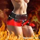 Fantasie Strap-On Pants Hell Hound Silikon dehnbare Shorts mit texturiertem grossem Höllenhund-Dildo kaufen