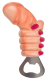 Flaschenöffner Willy & Hand Metall Kapselheber aus Metall m. Penis & detaillierter Hand m. roten Fingernägeln & Magnet kaufen