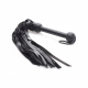 Flogger Whip Deerskin Premium black