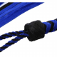 Suede Flogger Whip blue-black