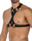 H4RNESS by C4M 4-Way Harness schwarz auf 4 Arten tragbar per Druckknöpfe einstellbar Kunstelder-Harness günstig kaufen