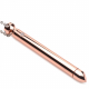 Necklace w. Steel Vibrator rechargeable rosegolden-colored
