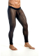 Leggings pour hommes transparent fine résille noir & élastique avec coutures de contour de MOB EROTICWEAR acheter à bas prix