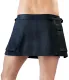 Herren-Rock m. Schnallen Gladiator-Style schwarz kurz geschnitten mit grossen Taschen seitlich günstig kaufen