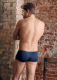 Short homme Stripper microfibre bleu