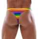 Herren-String Rainbow multicolor