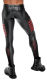 Pants w. Mesh-Inserts Mattlook black-red tight-fitting & elastic black with red Stripes & Leg-Mesh-Inserts by NEK buy cheap