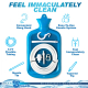 Intimate Shower Clean Stream Water Bottle Cleansing-Kit blue