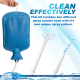 Intimate Shower Clean Stream Water Bottle Cleansing-Kit blue