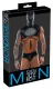 Hoodie-Top Thong Wrist Cuffs & Leash Mattlook erotic Fetish-Set slightly elastic with Zippers & Chain-Leash cheap