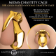 Chastity Cage 18K Gold plated Midas Stainless Steel