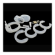 Chastity Cage Silicone CockLock CB-6000 white with flexible & soft Penis-Tube & 5 different Cock Rings by COCKLOCK buy