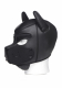 Kopfhaube Hund Neopren Puppy Hood schwarz
