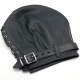 Kopfhaube Sensory Deprivation Leder abschliessbar BdSM Maske doppellagig mit Reissverschluss von THE RED kaufen