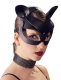 Kopfmaske m. Ohren Catwoman Kunstleder formstabil mit Schnallenverschluss einstellbar von BAD KITTY kaufen