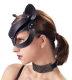 Kopfmaske m. Ohren Catwoman Kunstleder formstabil mit Schnallenverschluss einstellbar von BAD KITTY günstig kaufen