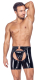 Vinyl Chaps & Thong for Men up to XXL with elastic Waistband glossy open Butt Pants by BLACK LEVEL buy cheap