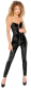 Vinyl Jumpsuit sleeveless w. 3-Way Zipper