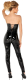 Vinyl Jumpsuit sleeveless w. 3-Way Zipper