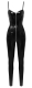 Vinyl Jumpsuit sleeveless w. 3-Way Zipper