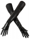 Latex Handschuhe oberarmlang schwarz