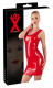 Latex Minikleid Basic rot