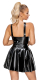 Latex Minikleid m. weitem Rockteil